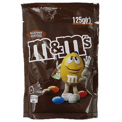 

Драже Емендемс молочний шоколад M&M’s 125g 12шт/ящ (Код : 00-00012053)