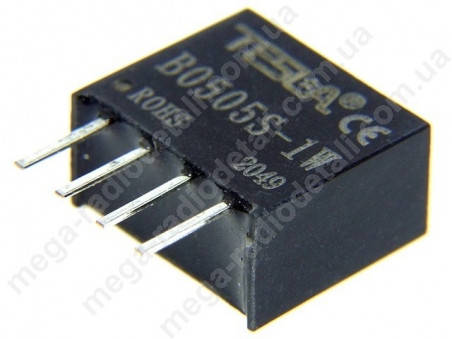 

Перетворювач напруги з розв. B0505S 1W 5.0V0.2A в 5.0V