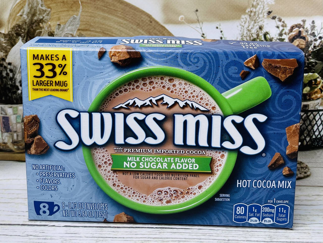 

Гарячий шоколад без цукру Swiss Miss Milk Chocolate