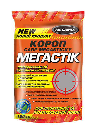 

Добавки "Мегамикс" Мегастик Карп 150г Megamix Megasticky Carp
