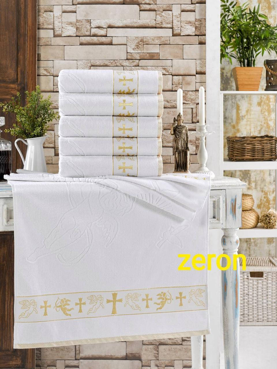 

Крыжма (полотенце для крещения) 70*140 (1шт) 570г/м2 (TM Zeron), Турция, Белый