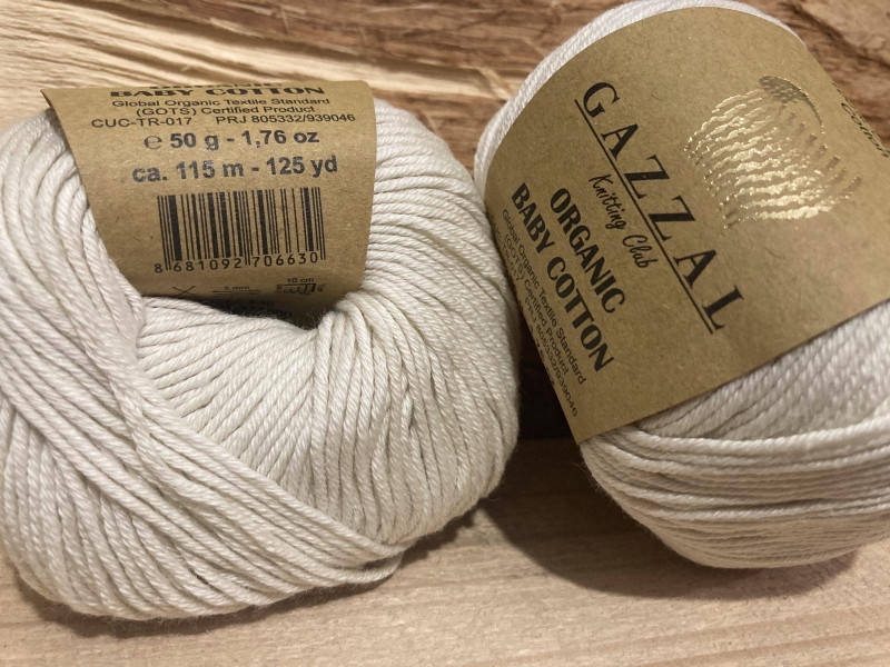 

Пряжа Organic Baby Cotton-436