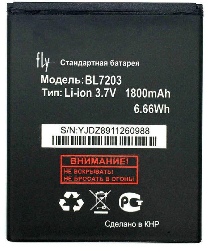 

Аккумулятор Fly IQ4405 EVO Chiс 1 / BL7203 (1800 mAh) 12 мес. гарантии