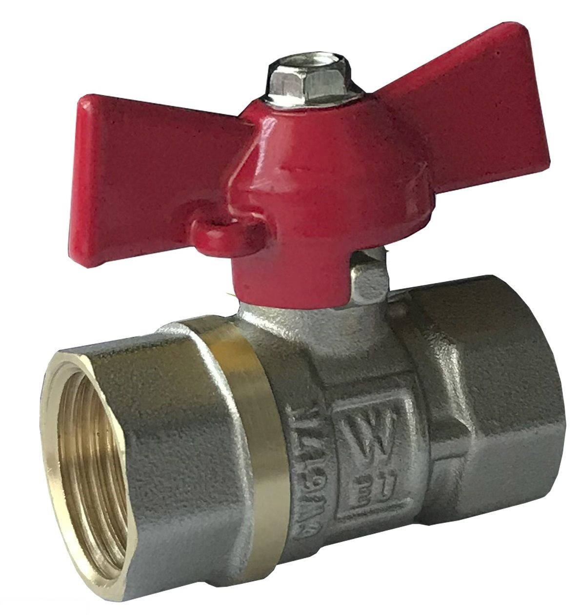 

Кран шаровый Water Valve NV-V001 КБ ВВ 1/2", Красный