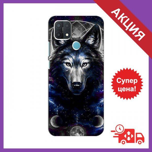 

Силиконовый чехол для Оппо А15с / Чехол с изображением на OPPO A15s / Силиконовый бампер на OPPO A15s (Ловец, Зелёный