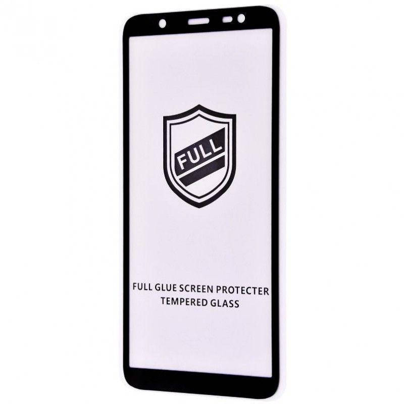 

Защитное стекло Full Glue HQ на Samsung Galaxy J8 2018 (черное), Черный