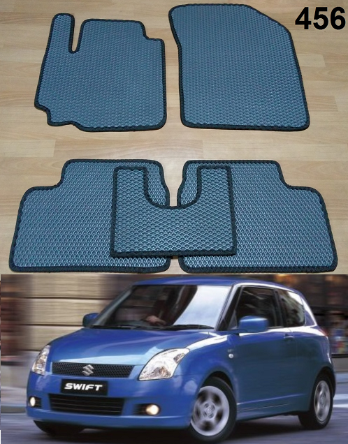 

Коврики ЕВА в салон Suzuki Swift '05-09, Черный