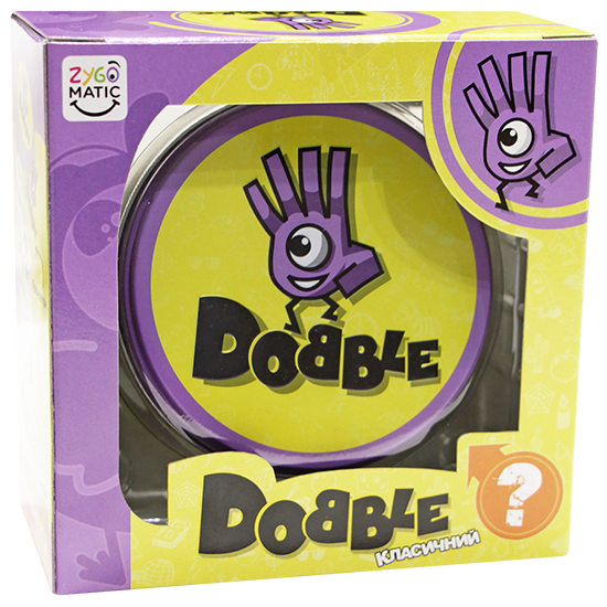 

Настольная игра Доббль Dobble, Spot it (укр. версия) 0345