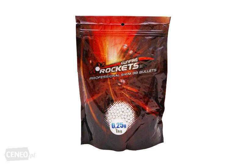 

Страйкбольные шары Rockets Professional- 0.25g -4000шт- 1kg (для страйкбола)