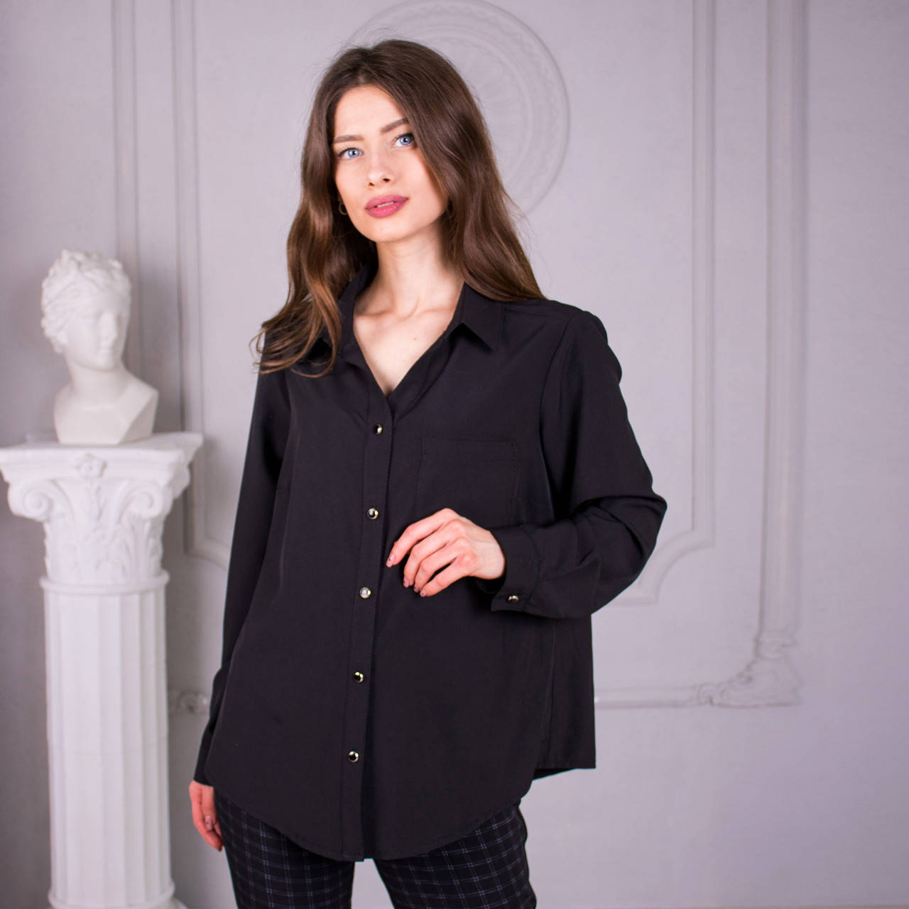 

Рубашка женская SANA черная ( только M/L ), Черный