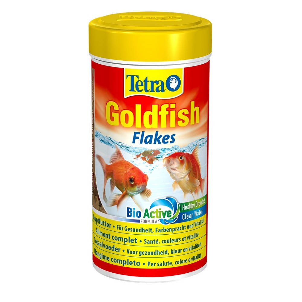 

Корм для аквариумных золотых рыбок Tetra Goldfish Flakes в хлопьях 250 мл