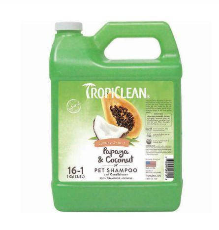 

Шампунь-кондиционер для животных 2 в 1 Papaya and Coconut TM TropiClean (разлив) 500мл
