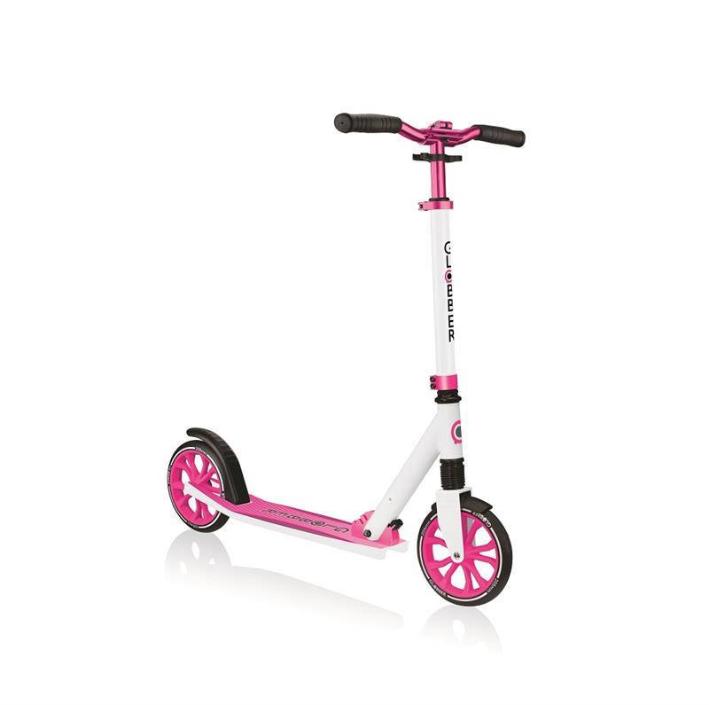 

Самокат GLOBBER NL500-205 бело-розовый, до 100кг, 8+