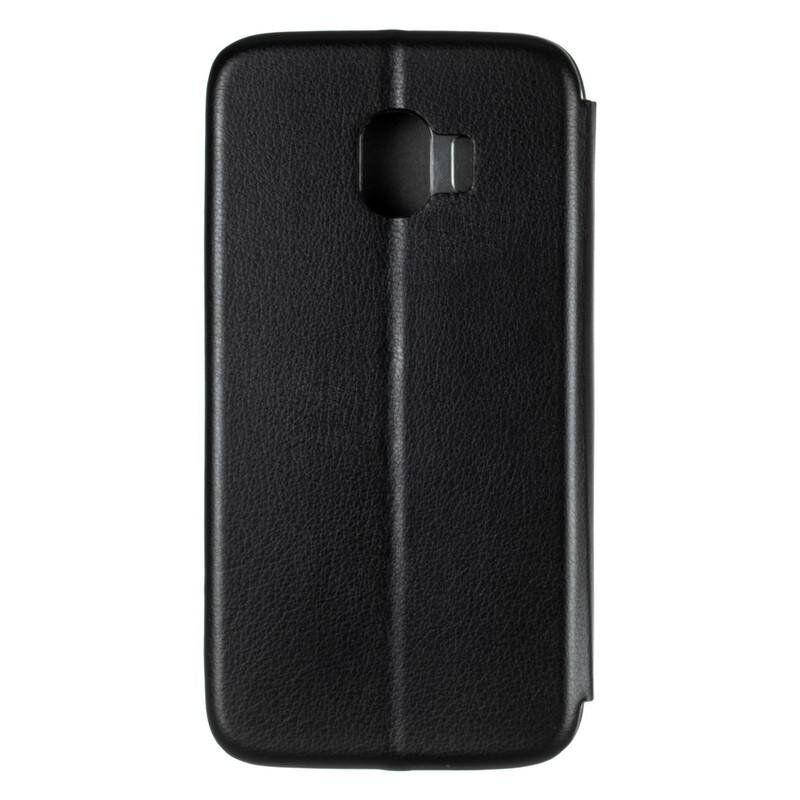 

Чехол книжка Samsung J250 (J2 2018) Черный цвет \ Чехол книжка Самсунг Джей 250 Подставка и отдел для карты