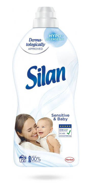 

Ополаскиватель для белья Silan Сенситив и детский 1.8 л