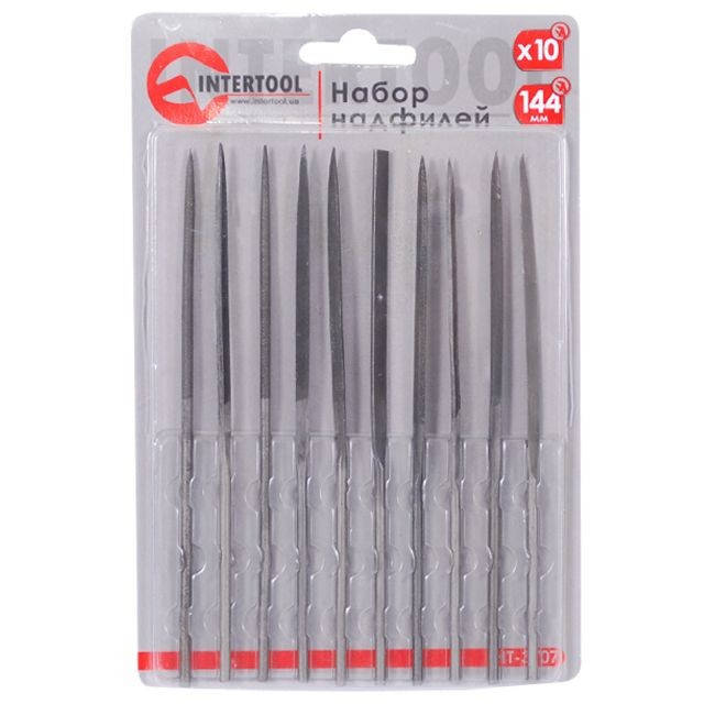 

Набор надфилей 10шт. Intertool HT-3707