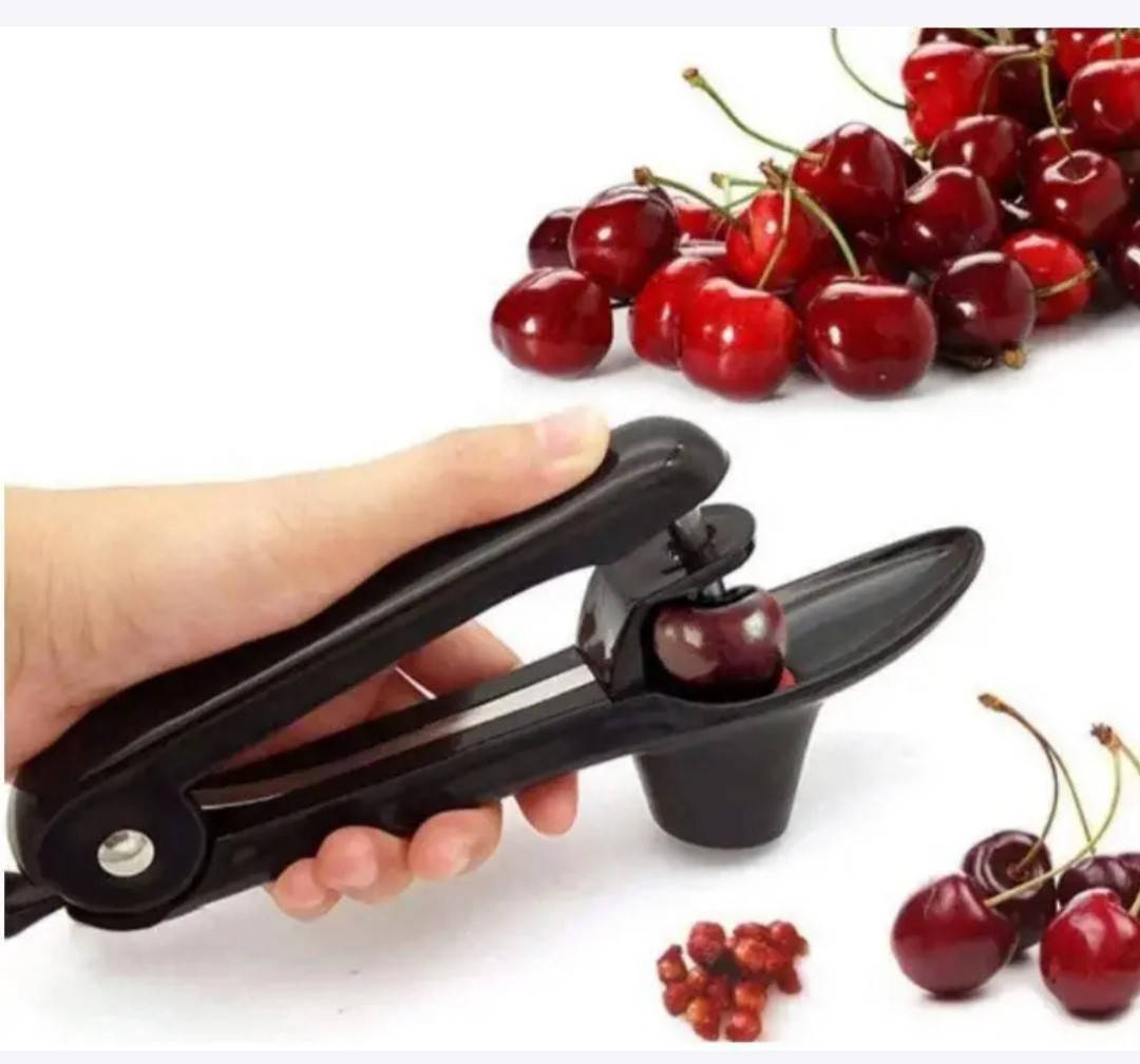 

Прибор для удаления косточек из вишни Cherry Olive Pitter размер 25х6,5см, пластик, машинка для удаления