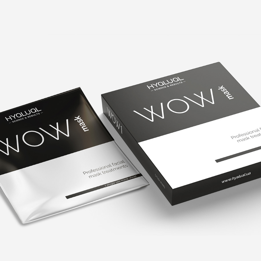 

HYALUAL WOW mask гидрогелевая пептидная маска Гиалуаль (5 шт.)