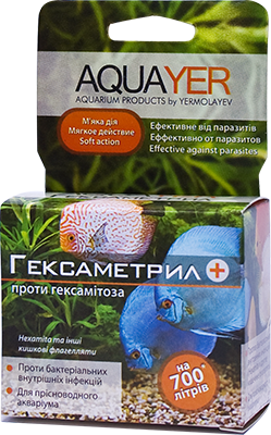 

Лекарство для аквариумных рыб AQUAYER Гексаметрил