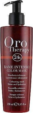 

Тонирующая маска для волос "Медная" - Fanola Oro Therapy Colouring Mask