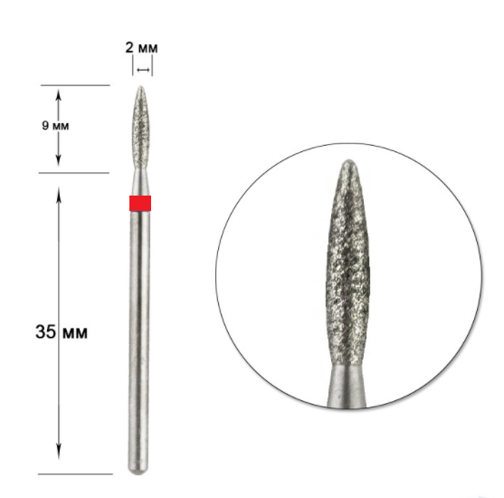

Насадка алмазная 102к-021мм