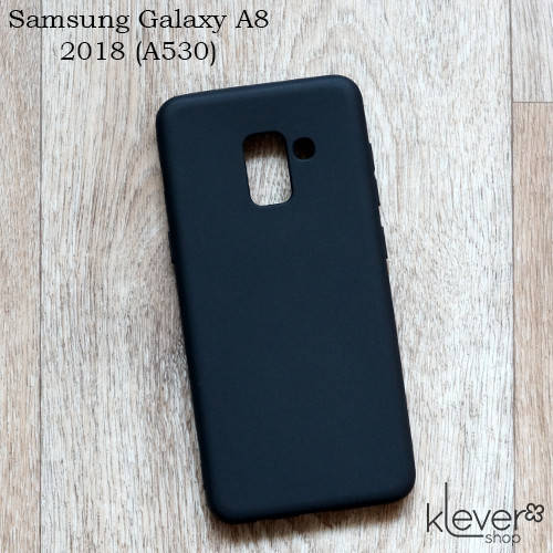 

Силиконовый чехол Candy для Samsung Galaxy A8 2018 (A530) (черный)