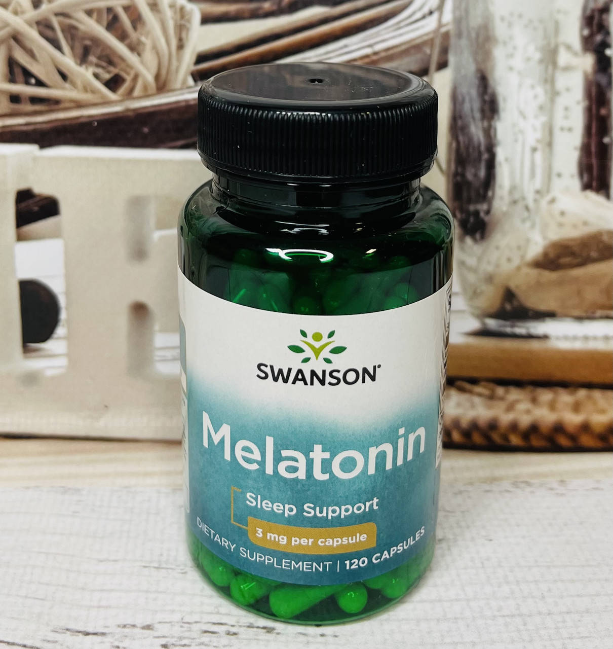 

Капсули для гарного сну мелатонін Swanson Melatonin, 3мг