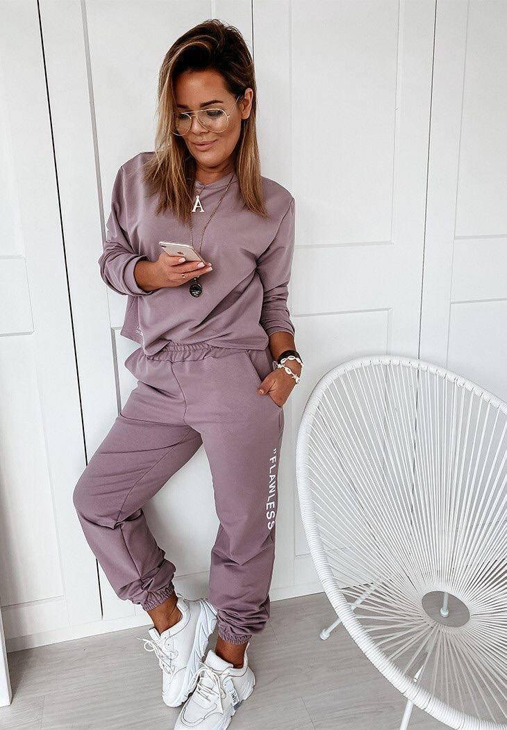 

Яркий стильный модный женский однотонный спортивный костюм "Flawless" S, M, L, XL,белый, черный, хаки