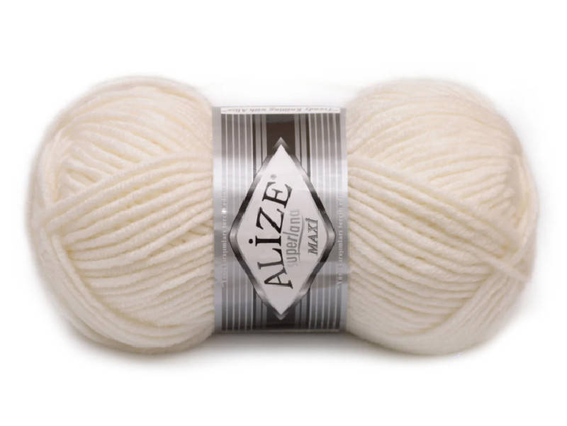 

Alize Superlana maxi, №62 молочный
