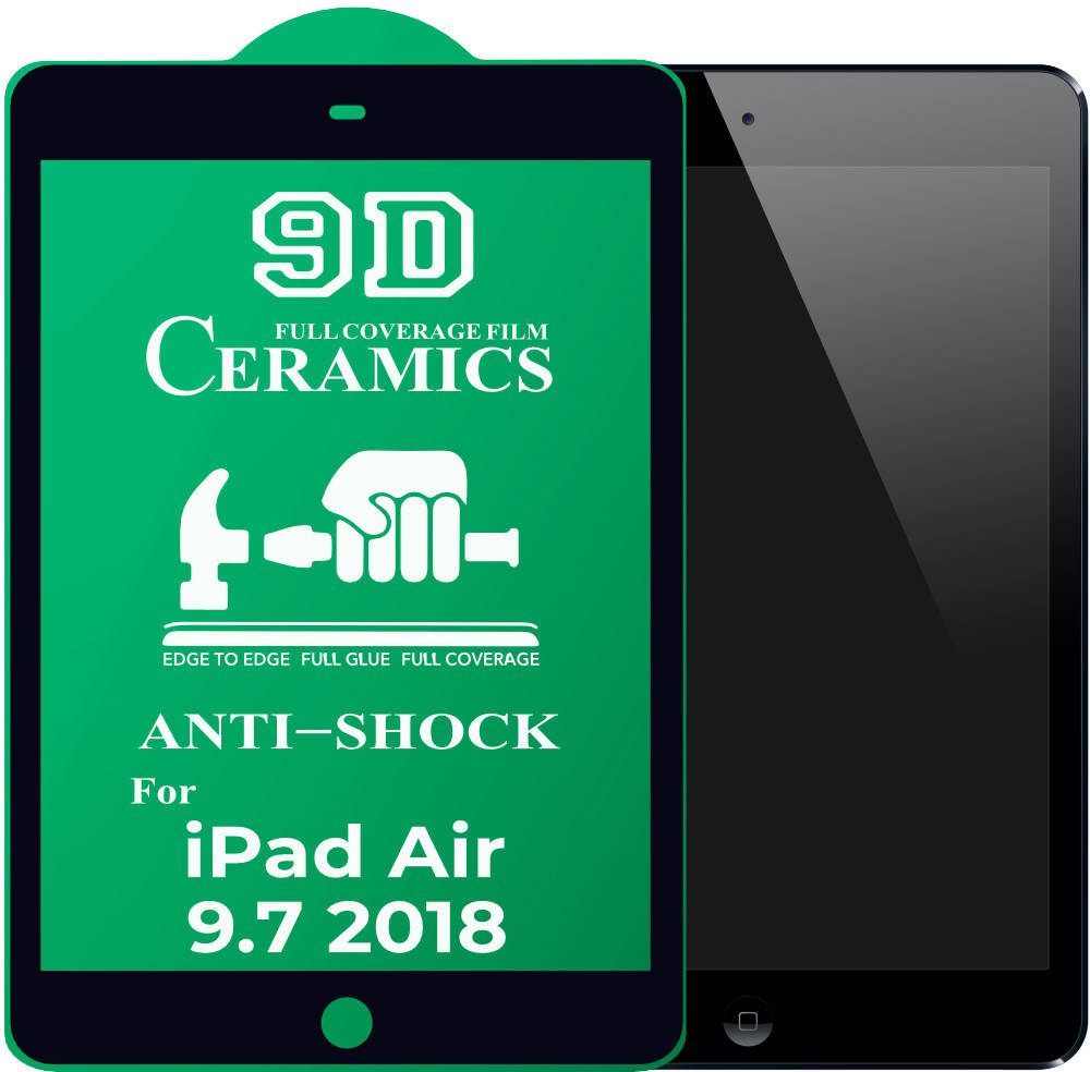 

Защитная пленка Ceramics iPad 9.7 2018 (керамическая 9D) (Айпад 9.7 2018)