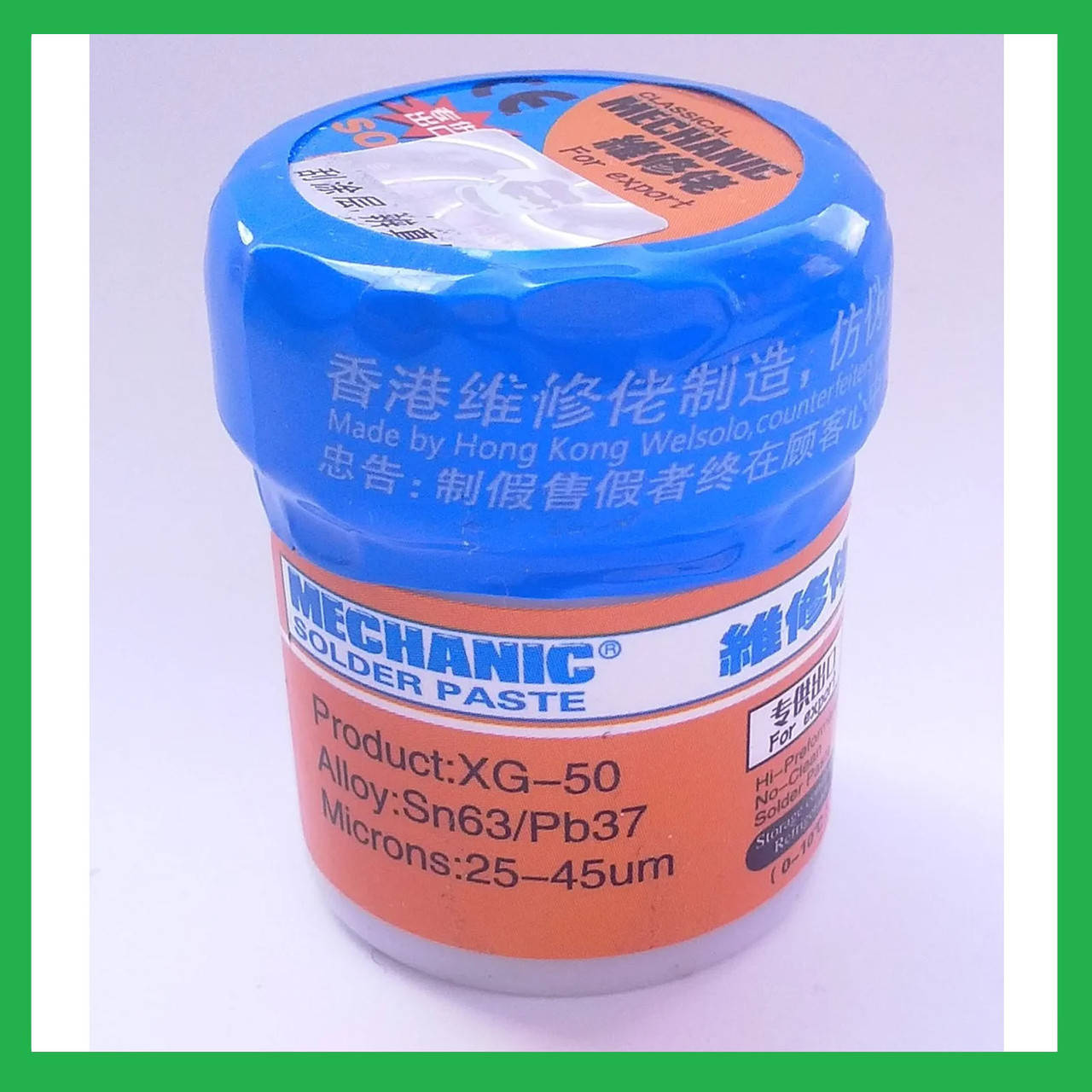 

Паяльная паста BGA Mechanic XG-50 42g