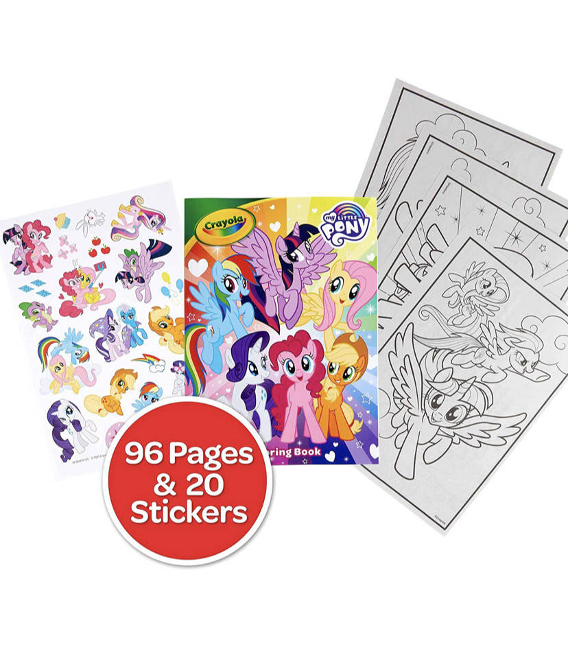 

Crayola My Little Pony Coloring Book , раскраска литл пони