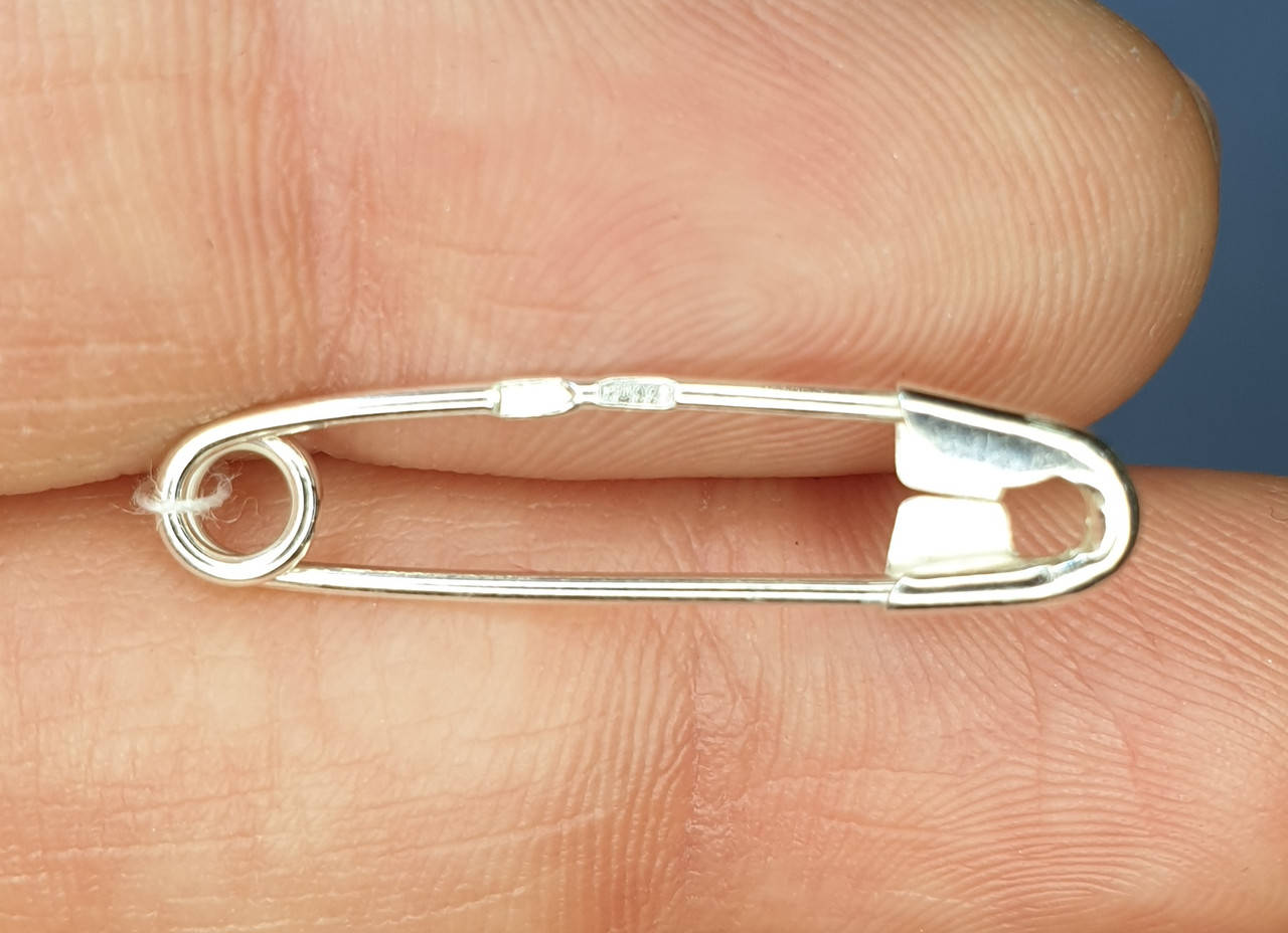 

Серебряная брошка-булавка английская 0,5 г