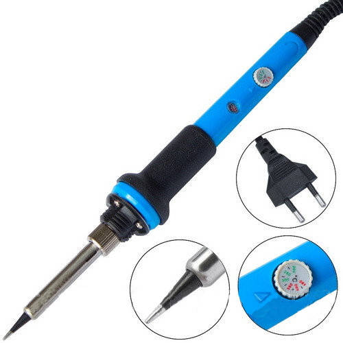 

Паяльник HandsKit 939 c регул. температуры, 60W, 200- 450°C, керамический нагреватель