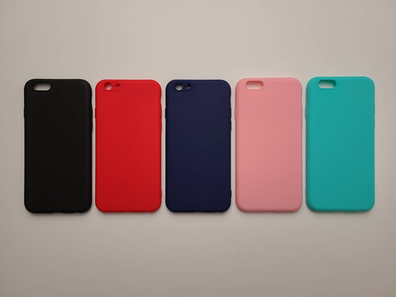 

Цветной TPU чехол для iPhone 6, 6s, Разные цвета
