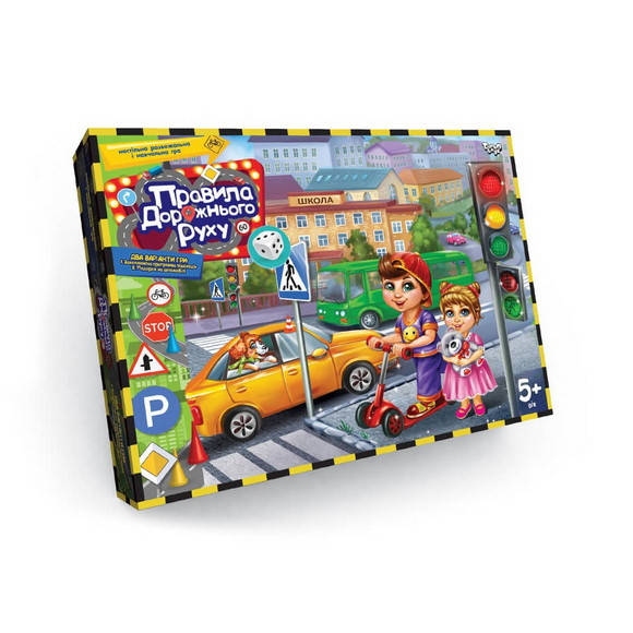 

Настольная детская игра "Правила дорожного движения", "Danko Toys" ДТ-БИ-07-21