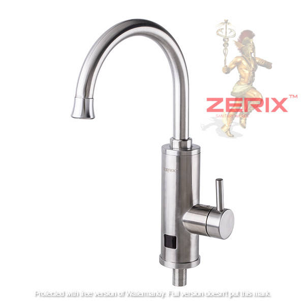 

Проточный водонагреватель ZERIX ELW04-E 3 kW проточный, НЕРЖ, с индикатором темперауры на мойку