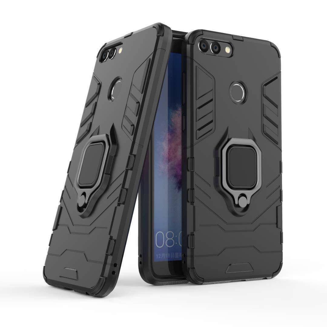 

Чехол Iron Ring для Huawei P Smart 2018 / FIG-LX1 / FIG-LA1 бронированный Бампер Броня Black, Черный