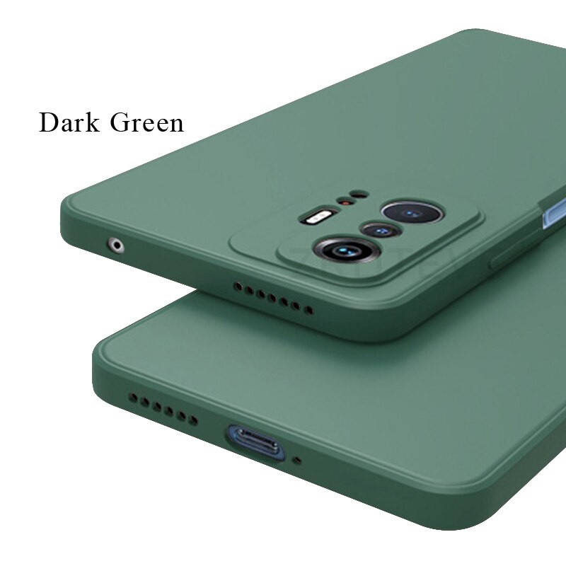 

Силиконовый чехол для Xiaomi 11T / Pro Хаки микрофибра soft touch
