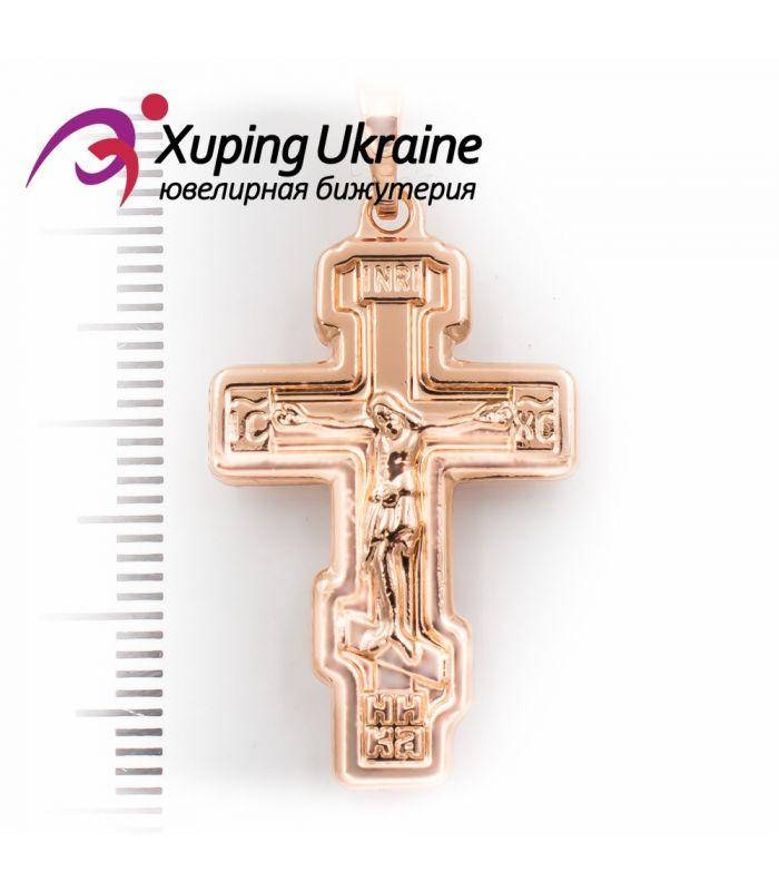 

Подвеска позолота "Крест большой" (с распятием) 2,6 см