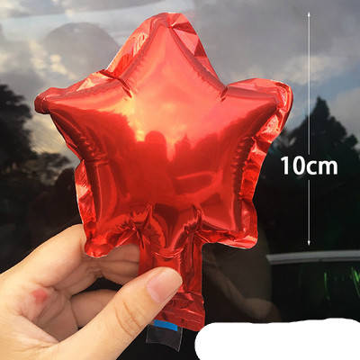 

Шарик фольгированный "Звезда красная" диаметр 12 см (Китай), Красный
