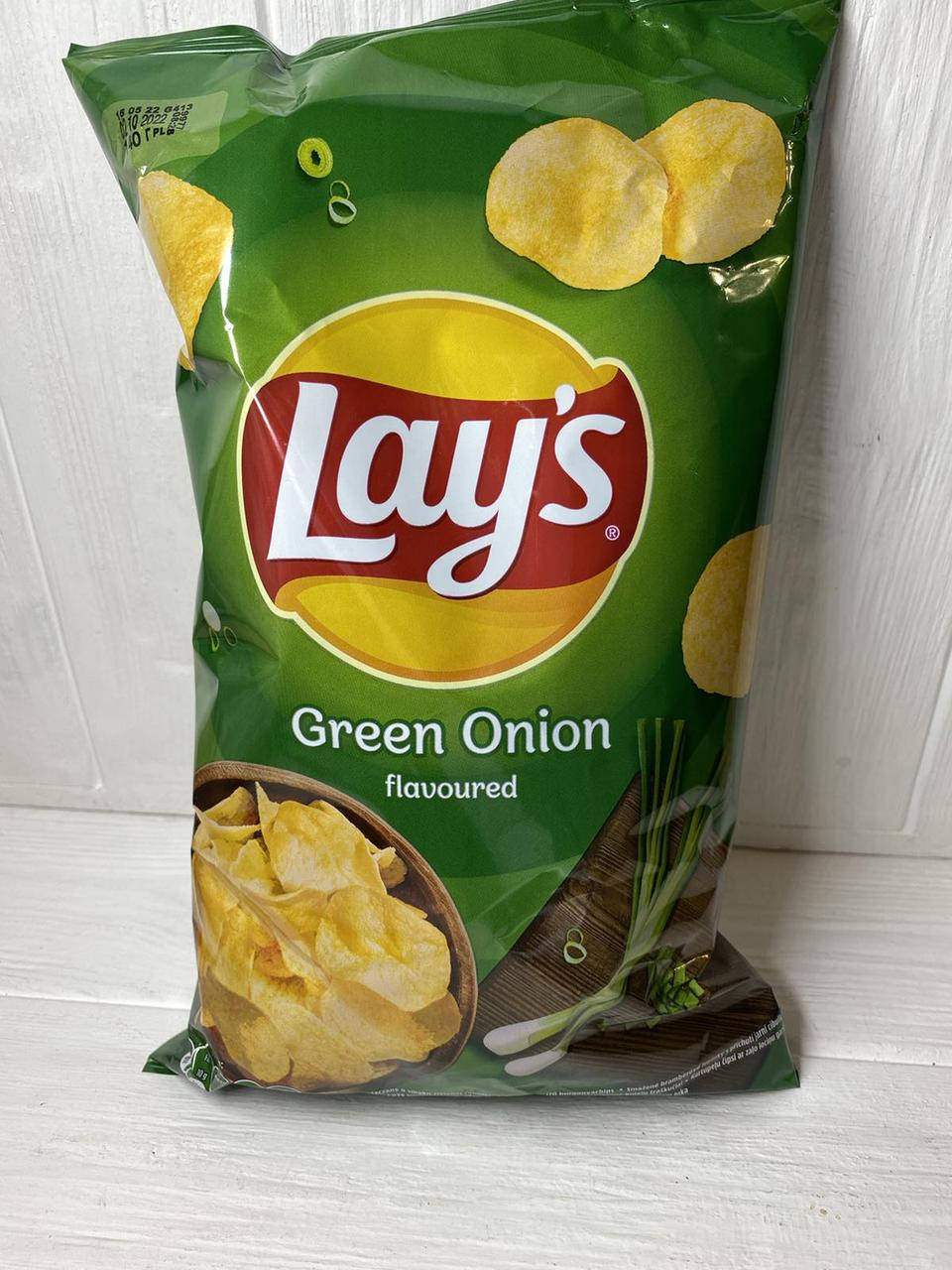 

Картопляні чіпси (Зелена цибуля) "Lay's" 140г