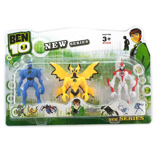 

Ben10 светящиеся фигурки BEN10-5 серии Крылатый+Супер большой+Молния