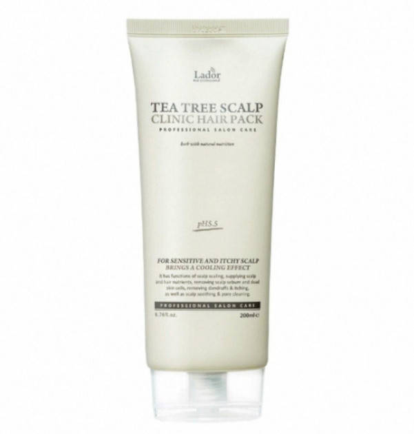 

​Маска для волос и кожи головы с чайным деревом La'dor Tea Tree Scalp Clinic Hair Pack 200 мл