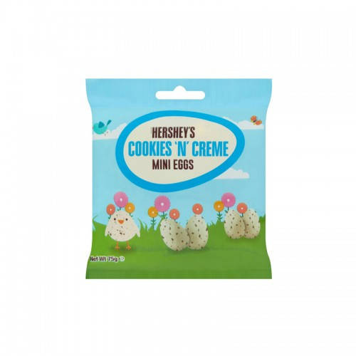 

Шоколадные яйца Hershey’s Cookies ‘N’ Creme Mini Eggs 75g