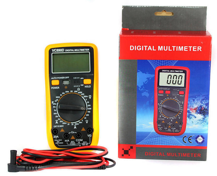 

Цифровий мультиметр Digital Multimeter VC890D