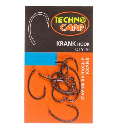 

Крючок карповый "Krank hook" №8 ( Технокарп )