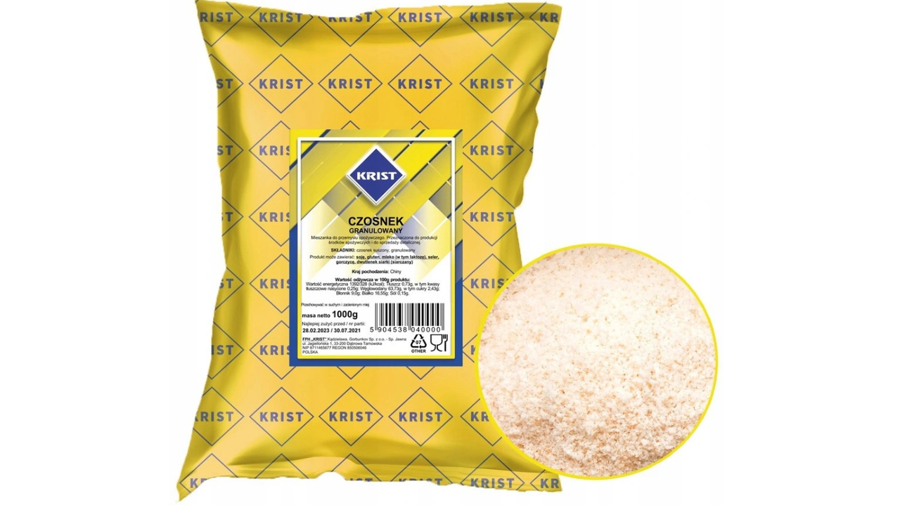 

Чеснок гранулированый 1кг