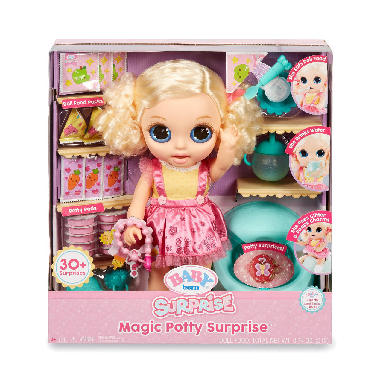 

Кукла Baby Born Беби Борн принцесса и волшебный горшок Surprise Magic Potty