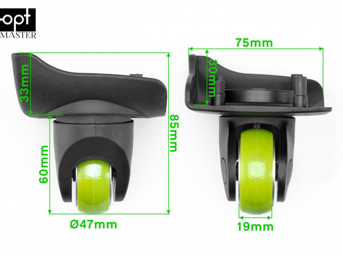 

Колеса для чемодана, ЧМК-159